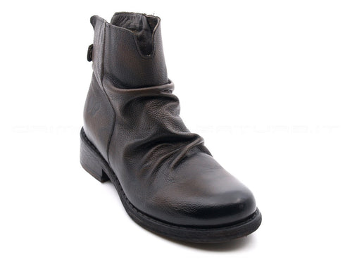 Felmini stivaletti con zip laterale donna grigio