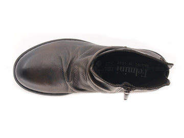 Felmini stivaletti con zip laterale donna grigio