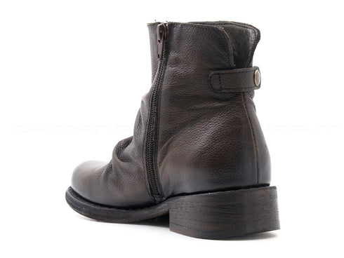 Felmini stivaletti con zip laterale donna grigio