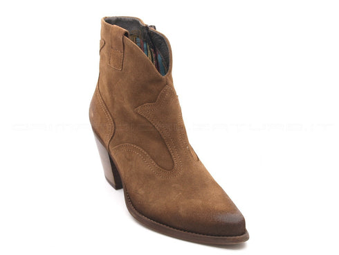 Felmini stivaletti texani donna marrone