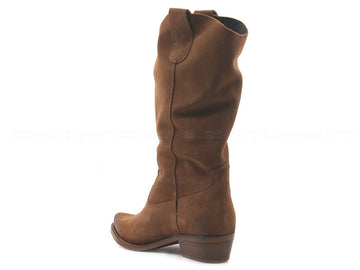 Felmini stivali texani donna marrone