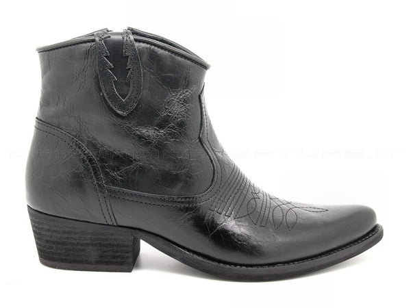 Felmini stivaletti texani vega art donna nero
