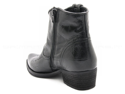 Felmini stivaletti texani vega art donna nero