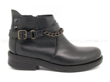Felmini tronchetti con catena donna nero