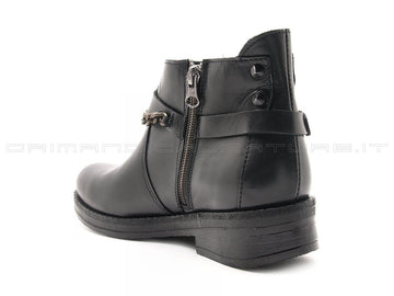 Felmini tronchetti con catena donna nero