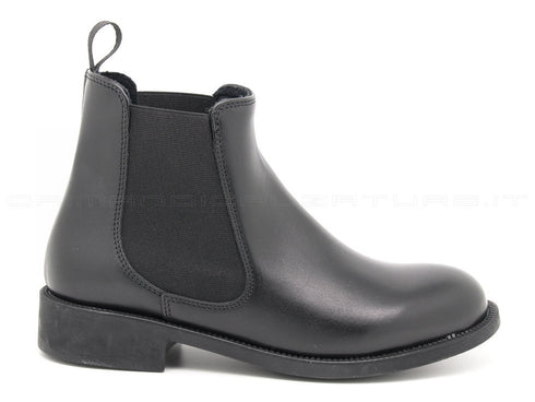 Frau stivaletti beatles con elastici donna nero