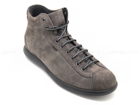 Frau uomo polacchini mid stringati uomo grigio