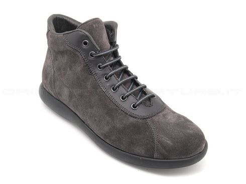 Frau uomo polacchini suede lab grigio uomo grigio