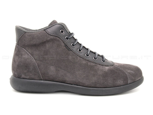 Frau uomo polacchini suede lab grigio uomo grigio