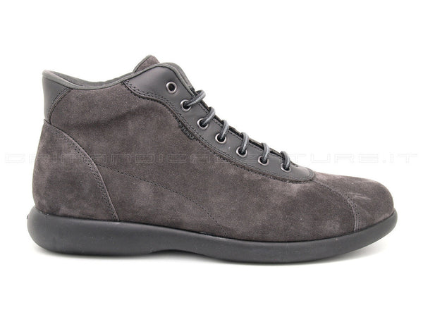Frau uomo polacchini suede lab grigio uomo grigio