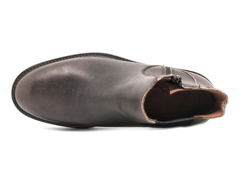 Frau uomo beatles invernali con zip uomo marrone