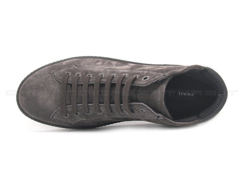 Frau uomo polacchini stringati invernali uomo grigio