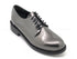 Frau scarpe derby pelle reflex donna argento