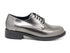 Frau scarpe derby pelle reflex donna argento