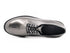 Frau scarpe derby pelle reflex donna argento