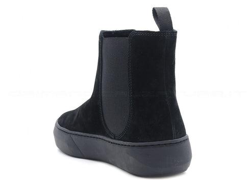 Frau stivaletti beatles con elastici donna nero