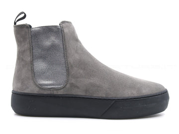 Frau stivaletti beatles con elastici donna grigio
