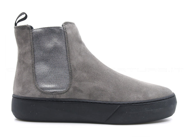 Frau stivaletti beatles con elastici donna grigio