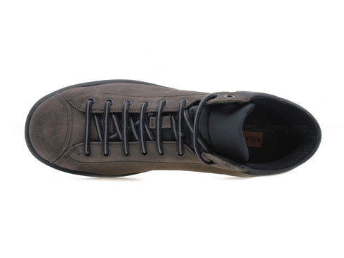 Frau uomo scarponcini scamosciati uomo grigio