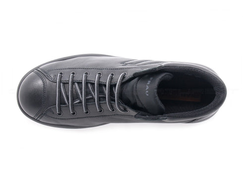 Frau uomo polacchini pelle uomo nero