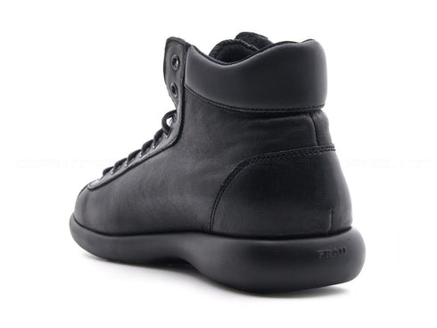 Frau uomo polacchini pelle uomo nero