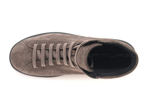 Frau uomo polacchini scamosciati uomo tortora