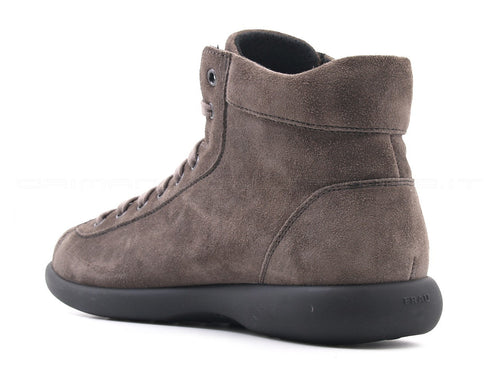 Frau uomo polacchini scamosciati uomo tortora