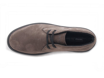Frau uomo polacchino mid stringato uomo grigio