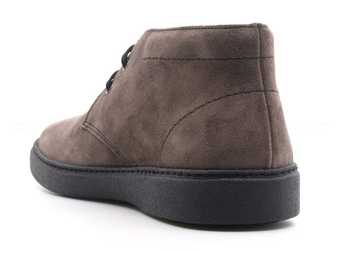 Frau uomo polacchino mid stringato uomo grigio