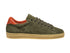 Frau uomo sneakers basse stringate in camoscio verde 26B1-SIEPE