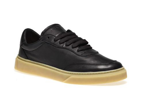 Frau men's low lace-up shoes in leather