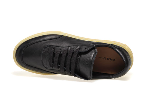 Frau men's low lace-up shoes in leather
