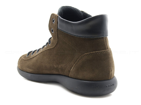 Frau uomo scarponcini scamosciati uomo verde