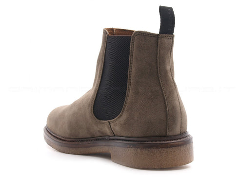 Frau uomo chelsea boots invernali uomo beige
