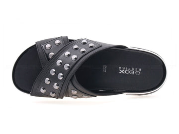 Geox donna ottaya ciabatte 2 fasce donna nero