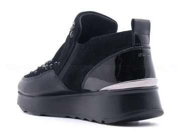 Geox donna gendry slip-on con zip donna nero