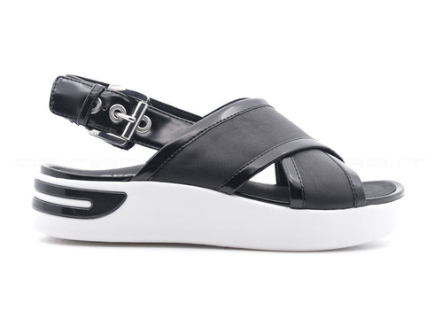 Geox donna ottaya sandali 2 fasce donna nero