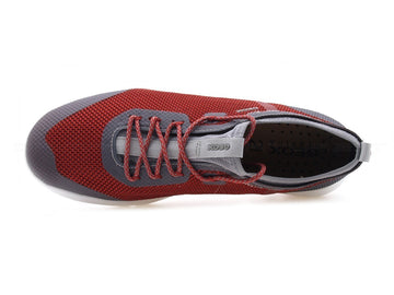 Geox uomo nebula sneakers mesh uomo rosso