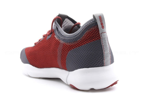 Geox uomo nebula sneakers mesh uomo rosso