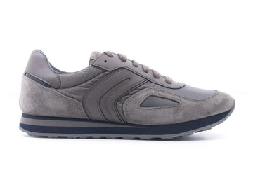 Geox uomo vincit sneakers lacci uomo tortora
