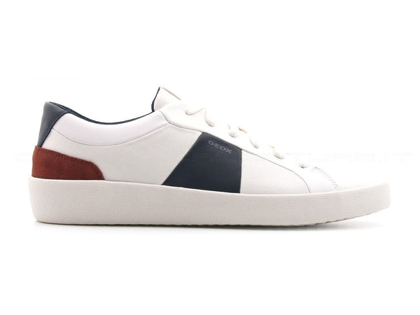 Geox uomo warley sneakers uomo bianco