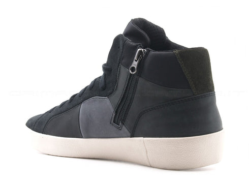 Geox uomo warley sneakers mid uomo nero