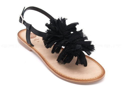 Gioseppo sandali infradito donna nero