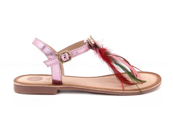 Gioseppo sandali infradito con gioiello donna rosa