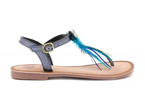 Gioseppo sandalo infradito gioiello donna blu