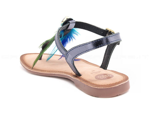 Gioseppo sandalo infradito gioiello donna blu