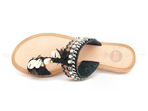 Gioseppo ciabatte infradito donna nero