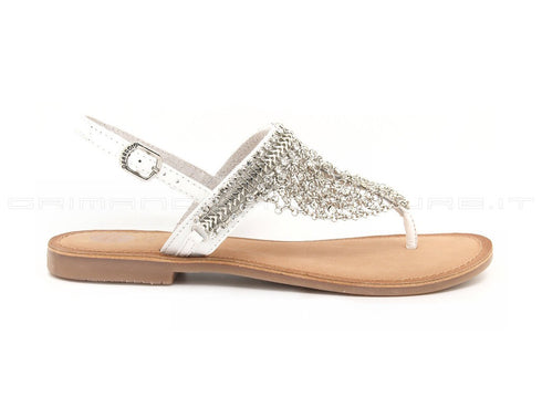 Gioseppo sandali infradito donna bianco