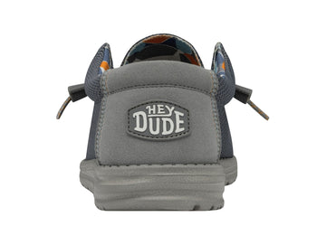 Hey Dude Wally Sox Men's Triple Needle Blue Shadow