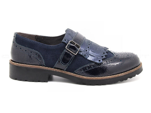 Igi & co scarpe con fibbia e frangia donna blu